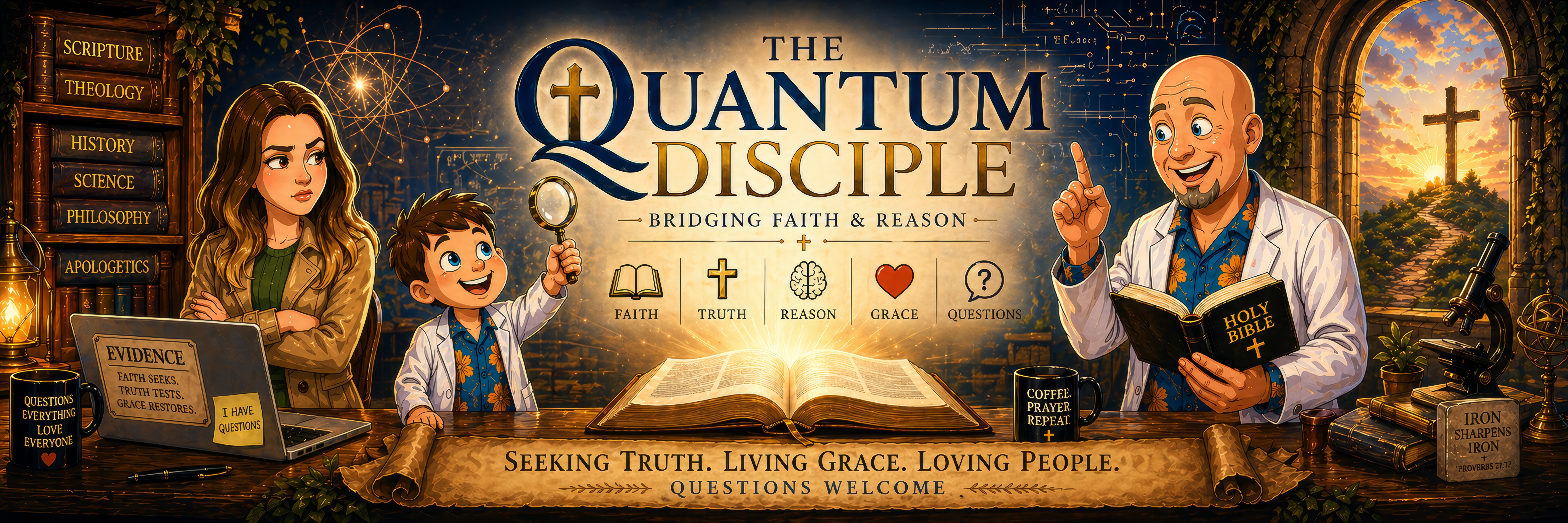 The Quantum Disciple Header - Bridging Faith & Reason
