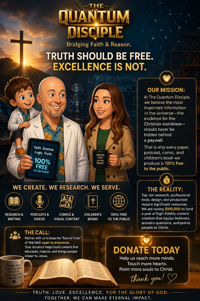 The Quantum Disciple — Truth Should Be Free. Excellence Is Not. Donate to help keep our work free to the public.